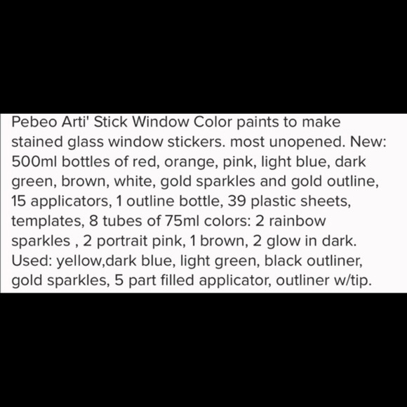 Window clings paint set - Picture 5 of 5